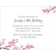 Cherry Blossoms Small Invitations Image 4 of 4